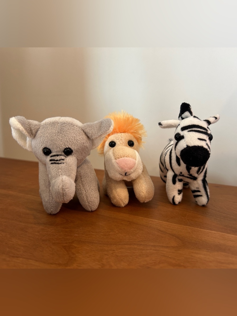 Smolls living nature stuffed animals elephant lion zebra plushies little cute
